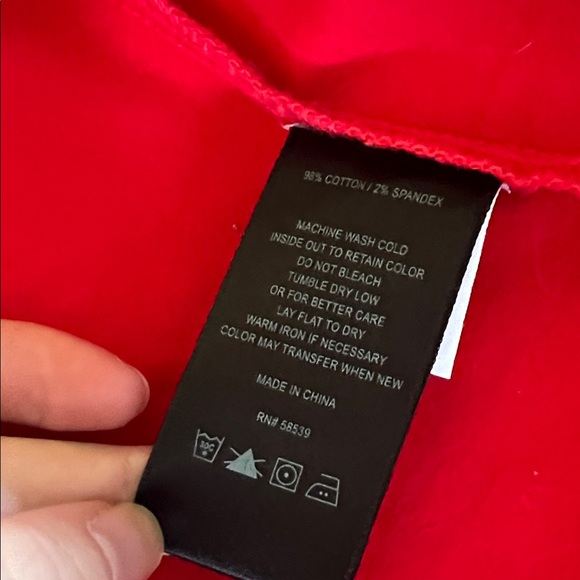 Kut from the Kloth Women's Red Jean Jacket - Picture 6 of 11